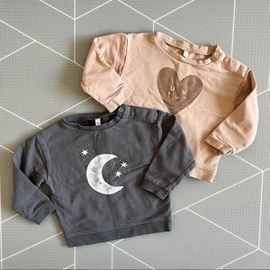 Quincy Mae fleece sweatshirt